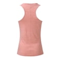 thumbnail image 6 of Glisme Tank Tops For Women Basic V Neck T Shirts Summer Casual Sleeveless Racerback Tank Tops Classic Pink Tee, 6 of 8
