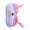 Light blue, variant on SIEYIO Cartoon Ugly Doll Pen Bag Big Capacity Plush Pencil Case Travel Stationeries Bag