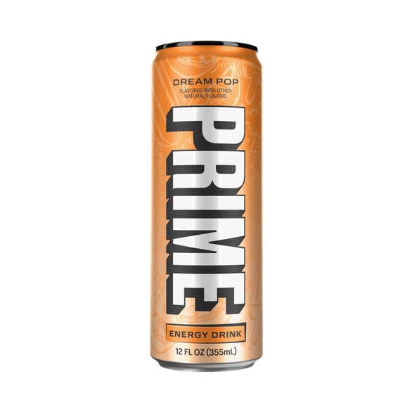 Prime Sugar Free Energy Drink, Dream Pop, 12 fl oz, Can, 200mg Caffeine