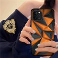 thumbnail image 1 of Yinuoda-funda de silicona suave para iphone, carcasa de lujo con diseño geométrico, para modelos 14, 13, 12, 11 Pro, Mini, XS MAX, 8, 7, 6 Plus, X, XS y XR Fivean unisex, 1 of 2