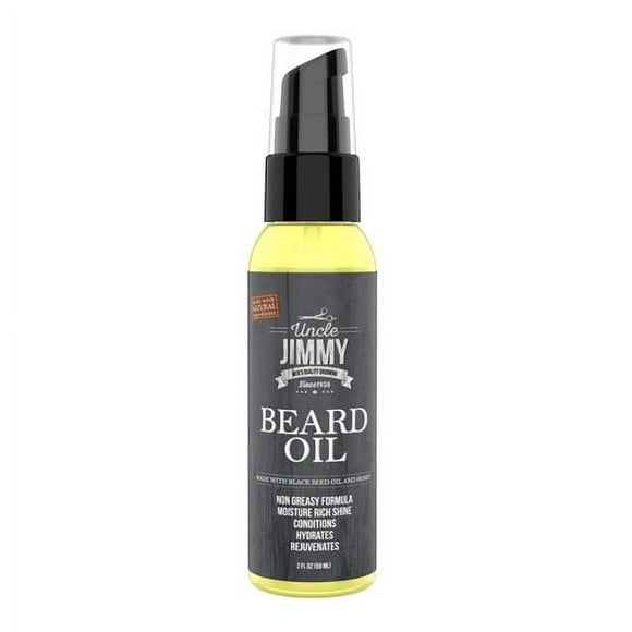Uncle Jimmy Beard Oil for Mens, Black Seed Oil and Honey Spray, 2 Oz