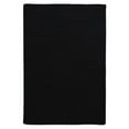 thumbnail image 1 of Colonial Mills Rug H031R120X120S Simply Home Solid - Black 10 ft. square Braided Rug, 1 of 1