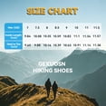 thumbnail image 5 of Men's Hiking Boots Lightweight Mid Ankle Trekking Trails Boots Work Boots, Wheat, 5 of 7