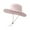 Pink, variant on Wide Brim Sun Hat with Adjustable Chin Strap,UPF 50+ Bucket Hat for Hiking, Fishing, Camping,Outdoor Summer Sun Protection and Travel Activities, Windproof Breathable Sun Hat for Men and Women Pink