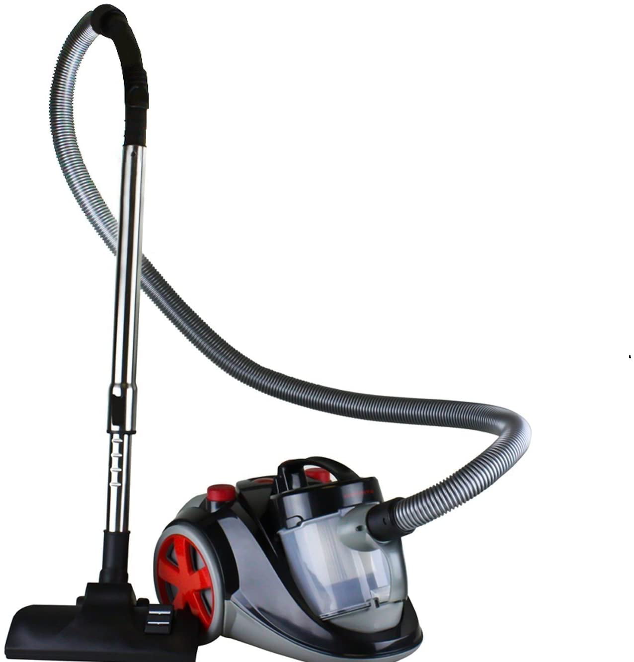 Ovente Electric Bagless Lightweight Canister Vacuum Cleaner 1.5L Dust