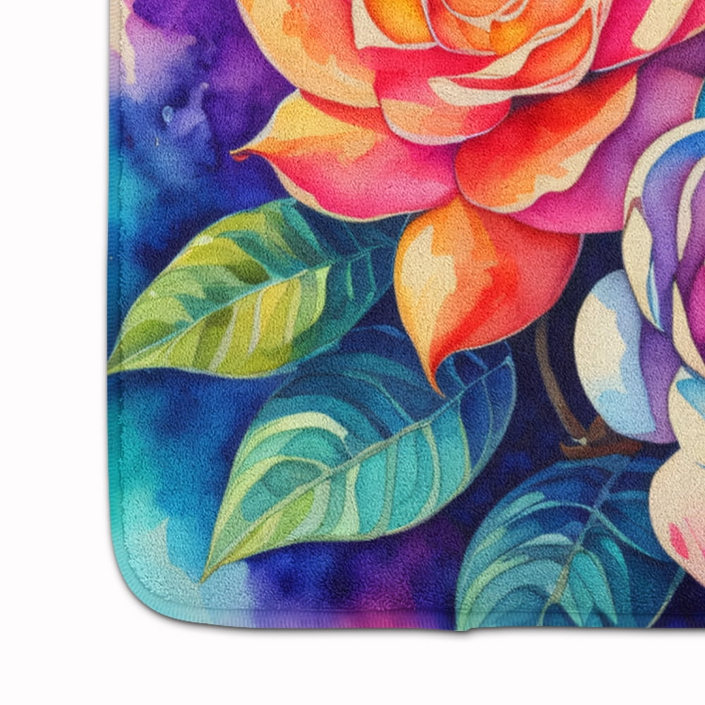 Carolines Treasures DAC1434RUG 19 x 27 in. Unisex Gardenias in Color Memory Foam Kitchen Mat