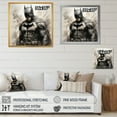 thumbnail image 4 of Designart "Minimalist Depiction Of Superheroes In Darkness" Superheros Wall Decor, 4 of 7