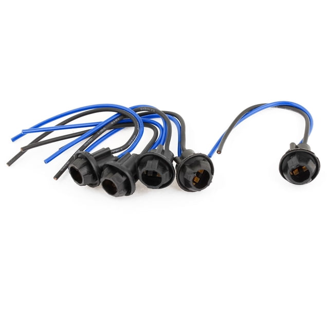 W5W T10 Socket Base de Luz Conector Adaptador Cableado Portalámparas