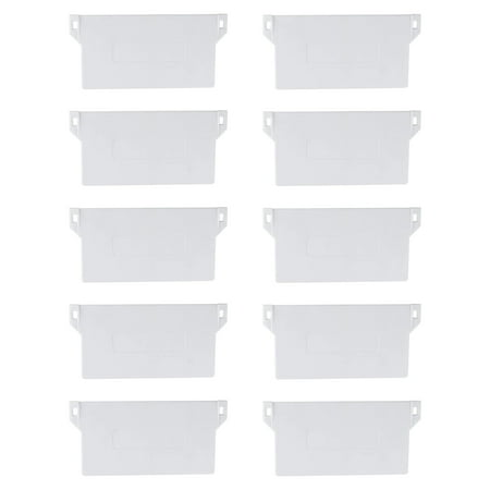 

Plastic Base Plate Set of 10 White Vertical Blind Bottom Weight Slats Accessory
