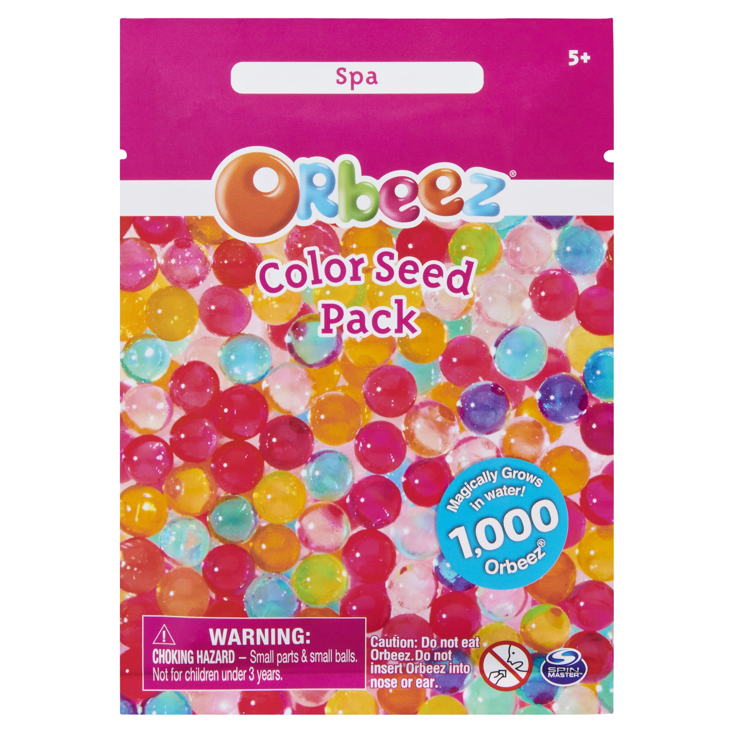 Orbeez, Spa Color Seed Pack with 1,000 Orbeez Seeds to Grow, for Kids Aged 5 and up - Walmart