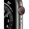 thumbnail image 3 of Restored Apple Watch Gen 6 Series 6 Cell 44mm Graphite Stainless Steel - Black Sport Band M07Q3LL/A (Refurbished), 3 of 3