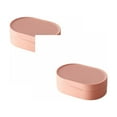 thumbnail image 1 of Oleegame 2PC Spoon And Lid Rest Macaron Color Travel Soap Box Portable Creative Soap Box Waterproof With Lid Soap Plastic Box Pink, 1 of 9