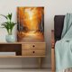 thumbnail image 5 of Qisvanset Framed Canvas Wall Art 12x16 Inch Golden Forest Path Autumn Rustic Oil Painting Art, 5 of 5