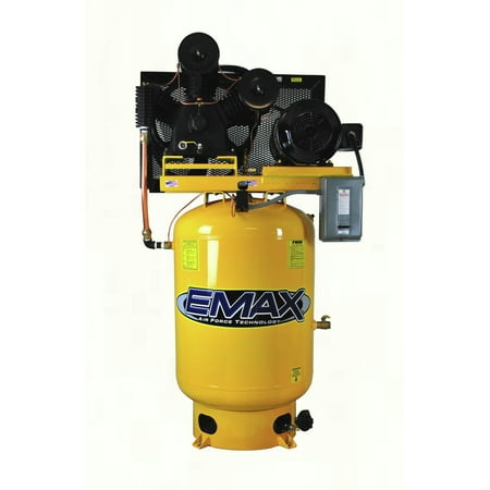 EMAX EP15V120Y3 Industrial Plus 15 HP 120 Gallon Oil-Lube Stationary Air Compressor