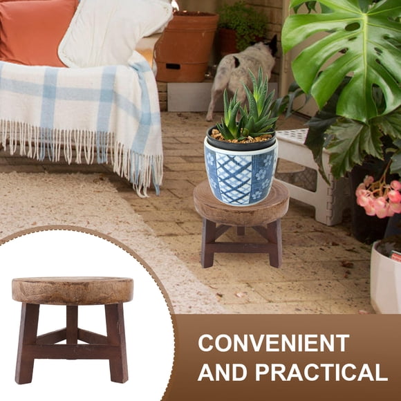 UPOUART 1Pcs Synthetic Material Flower Pot Stool for Living Room