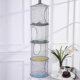 thumbnail image 2 of Kids Toy Storage Rack Hanging Basket Organizer - 4 Tier Mesh Foldable Blue, 2 of 5