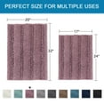 thumbnail image 5 of PrimeBeau Luxurious Bath Rug Set, Ultra Thick Soft Microfiber, Pack 2 - 20"" x 32""/17"" x 24""", 5 of 8