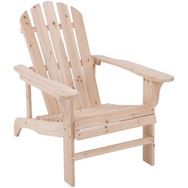 Seasonal Trends Jn 16n Adirondack Chair 5 1 4 In W 1 2 In D 36 3 4 In H Cypress Seat Cypress Frame Walmart Com