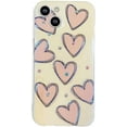 thumbnail image 2 of Compatible with iPhone 14 Plus Cute Heart Case for Women Girls Girly Love Heart Case Luxury Glitter Bling Diamond Rhinestone Camera Protective Fashion Slim Soft TPU Case for iPhone 14 Plus, 2 of 11