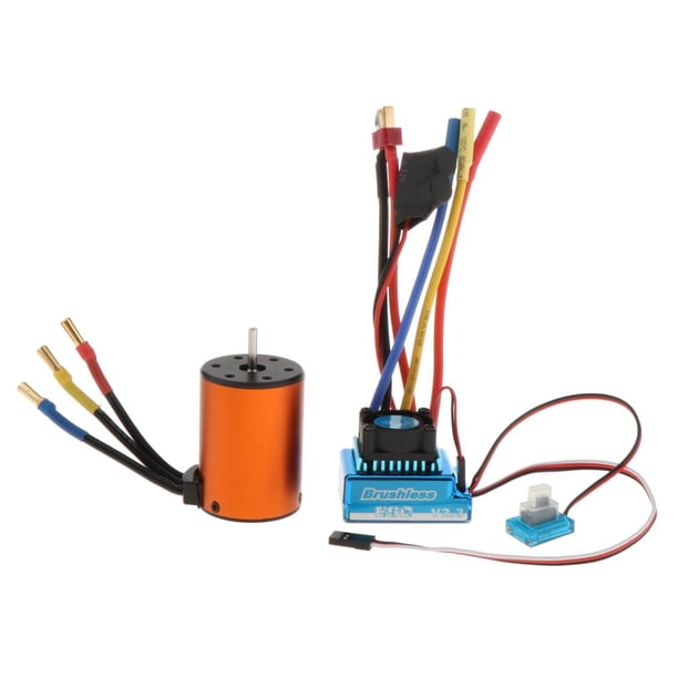 Compatible con el coche RC Wltoys 144001 1/14, ESC de 120 A, piezas de montaje, accesorios, repuesto para ESC de 120 A Motor 120A ESC