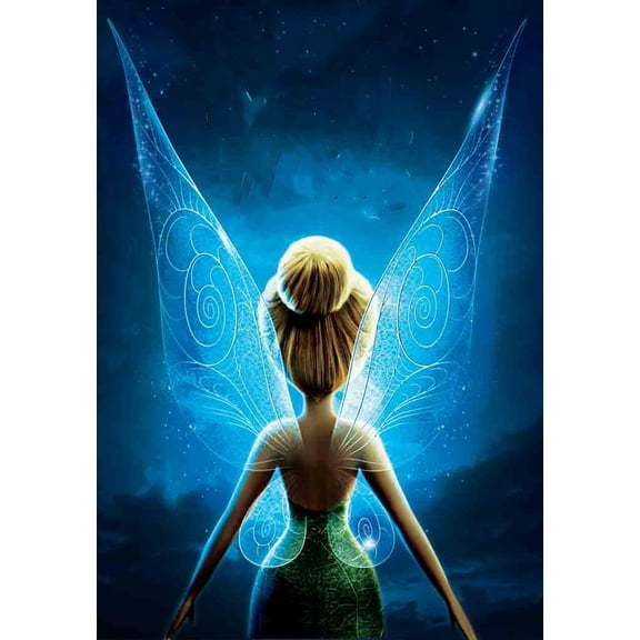 Diamond Painting Kits for Adults, Diamond Art,Tinker Bell Diamond Painting.Home Interior Decoration Diamond Painting, 12 x 16 Inch