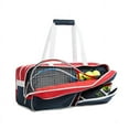 thumbnail image 2 of K-Cliffs Heavy Duty Tennis Racket Duffel Deluxe Badminton Racquet Bag Ballistic Nylon Duffle Bags With Shoe Compartment & 2 Water Bottle Holders, 2 of 4