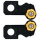 thumbnail image 4 of 2 piezas de reemplazo de aleación de aluminio deslizante del bloque del eje de la motocicleta para CB650R/F CBR650R 2019-2020 amarillo, 4 of 12