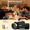 thumbnail image 7 of MARVUE Video Camera 4K 44MP 18X Zoom IR Night Vision with 32GB SD Card, 7 of 7