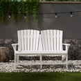 thumbnail image 3 of Wildridge Heritage Double Adirondack, White - All-Weather Recycled Plastic Furniture for Patio, Deck, Lawn, 3 of 4