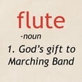 thumbnail image 3 of CafePress - Flute Definition Tote Bag - Unisex Canvas Tote Bag, Beige, 1-Piece, 3 of 9