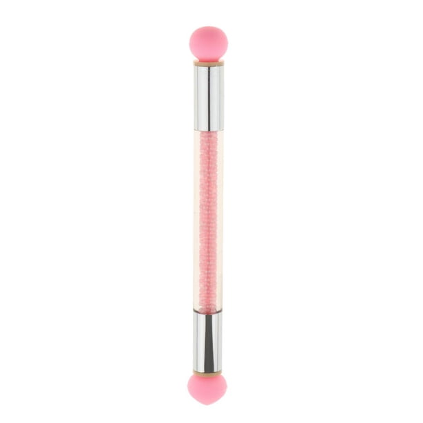 Moda Nail Art Silicona Pincel Nail Dotting Shading Tool , C Rosado Baoblaze Nail Art Dotting Pen Brush