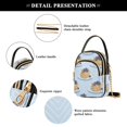 thumbnail image 4 of FORMRS Crossbody Bag for Women Quilted Travel Shoulder Cell Phone Purse with Chain Strap Handbag, Blueberry Pancake Pattern, 4 of 7