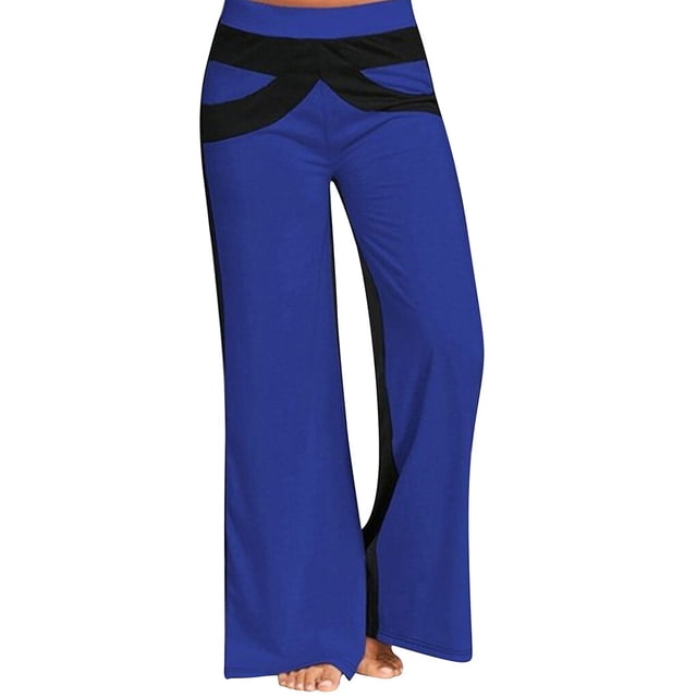 Guardurnaity Pantalones de mujer Pantalones deportivos Pantalones de chándal casuales sueltos de pierna ancha Prendas para la parte inferior del cuerpo azul S Guardurnaity AP002168-13