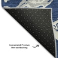 thumbnail image 5 of Addison Rugs Mayfield Premium Machine Washable Transitional Abstract Navy Rectangle Rug, 10' x 14', 5 of 6