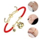 thumbnail image 2 of EeaseMX Pulsera con dije de tigre, amuleto, nudo trenzado, bendición de Año Nuevo, pulsera roja, 2 of 7