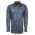 thumbnail image 2 of Rajiva Agrawal: Men's Rigby Fashion Shirt in Superfine Cotton (Color: Printed, Size: Large), 2 of 4