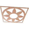 thumbnail image 2 of 40"OD x 13 7/8"ID x 1/4"T Blume Wood Fretwork Pierced Ceiling Medallion, Cherry, 2 of 3