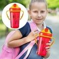 thumbnail image 2 of Children'S Training Cup Red， Spring Park Double Handle Kids Water Bottle with Lid for Toddler Kids, 2 of 9