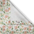 thumbnail image 5 of Ambesonne Floral Grommet Curtain, Flower Petals Blossoms, 50" x 72", Coral Fern Green White, 5 of 6