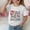 White, variant on Girls Casual Short Sleeve Letter Print T-Shirt Comfortable Round Neck Tee for Everyday Wear Short Sleeve Shirt for Girls Tees Kids Tshirts Clothes Summer Tops T-Shirt