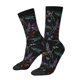 thumbnail image 1 of Balery Lavender Flowers Calcetas Largas con Estampado para Hombre y Mujer – Suaves y Transpirables, Talla Única (US 5-11), 1 of 6