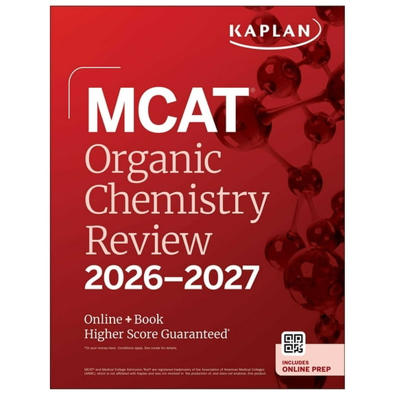 Kaplan Test Prep MCAT Organic Chemistry Review 2026-2027: Online   Book, (Paperback)