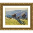thumbnail image 1 of Gercken, Graham 14x12 Gold Ornate Wood Framed with Double Matting Museum Art Print Titled - Afternoon Lithgow, 1 of 4
