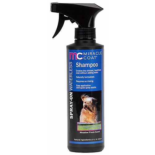 Miracle Coat Spray On Waterless Shampoo 12oz