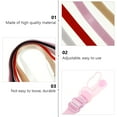 thumbnail image 4 of Zehuanyu 6pcs Woman Elastic Shoulder Bra Strap Slip-Resistant Adjustable Girl Bra Belts, 4 of 4