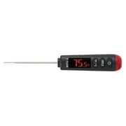 Taylor Digital LED Stainless Steel Meat Thermometer with Bright Display Black