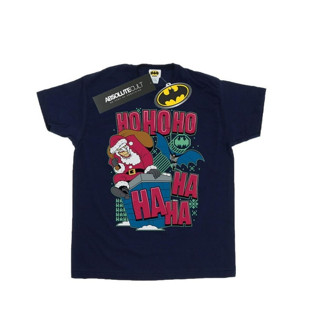 DC Comics Mens Batman And Joker Ha Ha Ha Ho Ho Ho T-Shirt