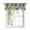 Yellow, variant on Yellow Pineapple Tie Up Valances Curtain, Green Monstera Leaves Tropical Botanical Summer Adjustable Rod Pocket Window Treatment Short Tie Up Curtains Valances for Kitchen Bathroom 42x12 Inches