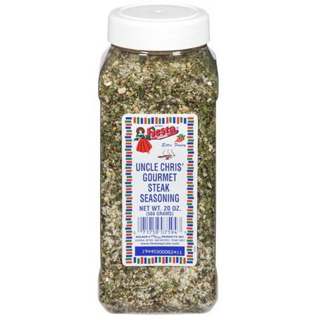 Fiesta Brand Uncle Chris' Gourmet Extra Fancy Steak Seasoning, 20 oz jar