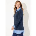 thumbnail image 4 of Catherines Women's Plus Size Tunic Collar Duet, 4 of 4